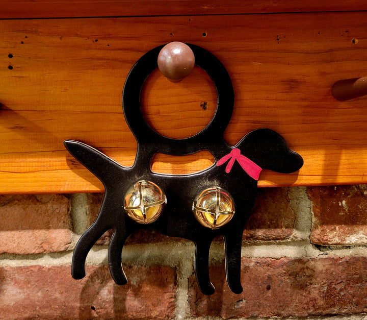 Leather Labrador Dog Bells