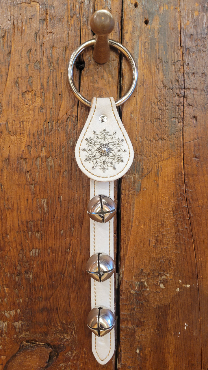 Leather Bell Strap with Snowflake Charm