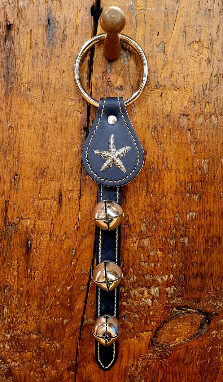 Leather Bells with Starfish Charm