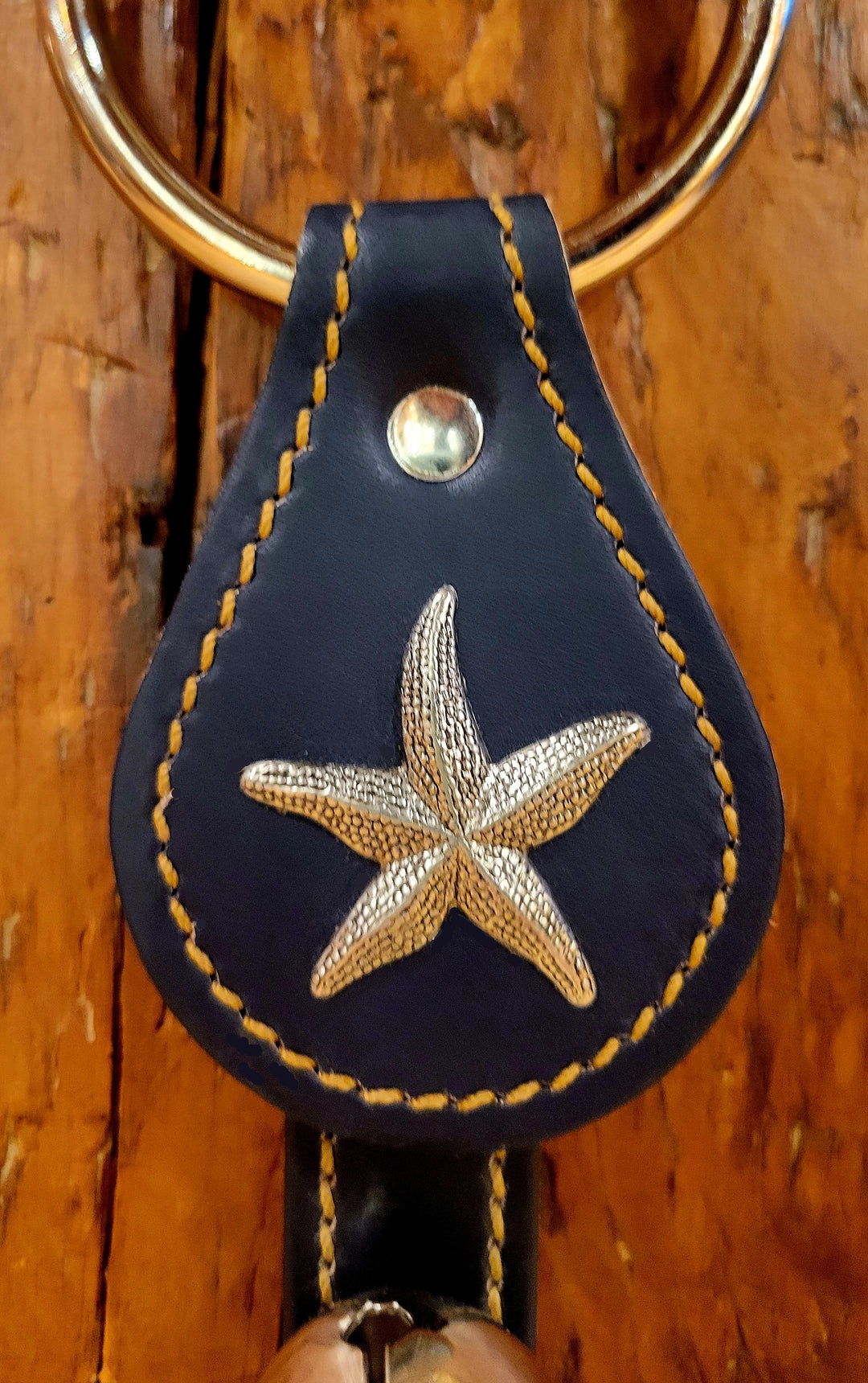 Leather Bells with Starfish Charm