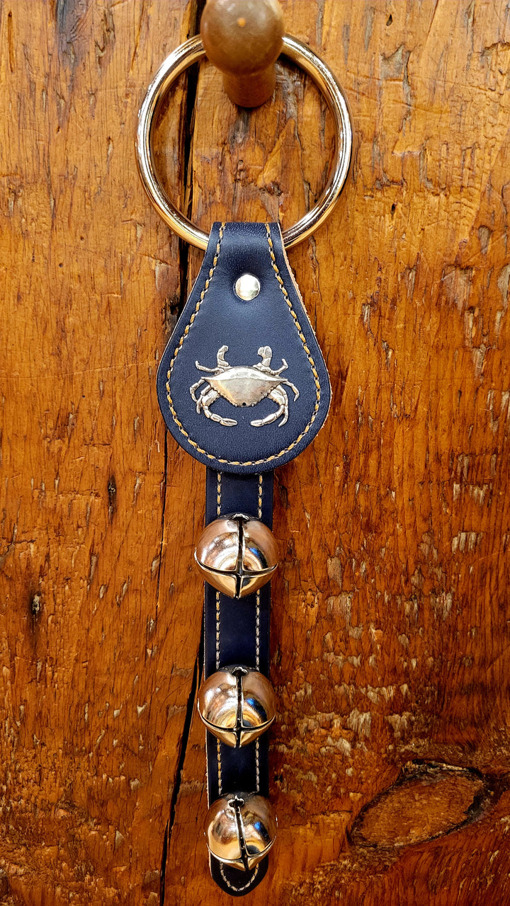 Leather Bells with Crab Charm