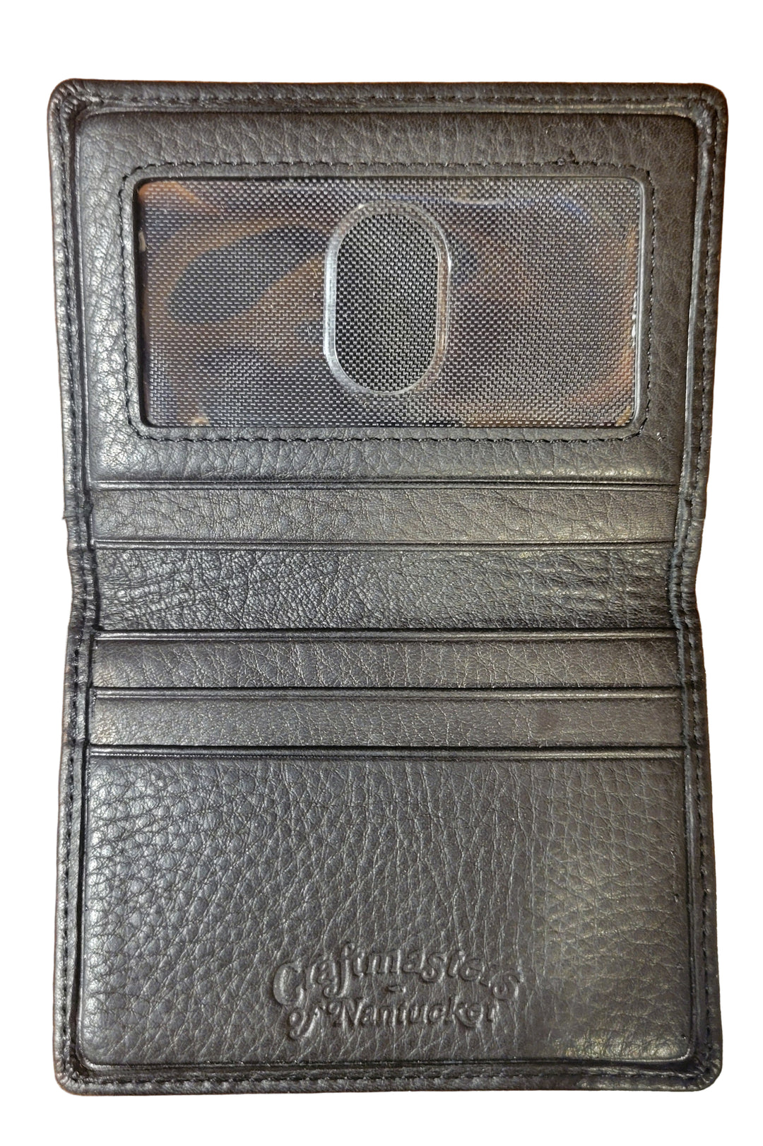 RFID Double ID Leather Card Case Wallet