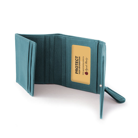RFID Mini Leather Women's Wallet