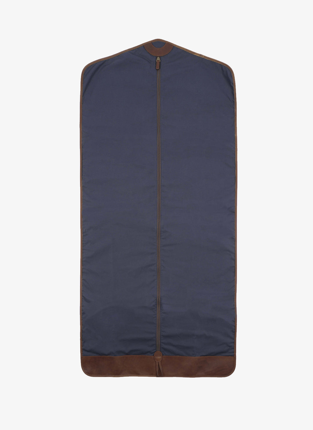 Ventile Fabric and Leather Garment Bag