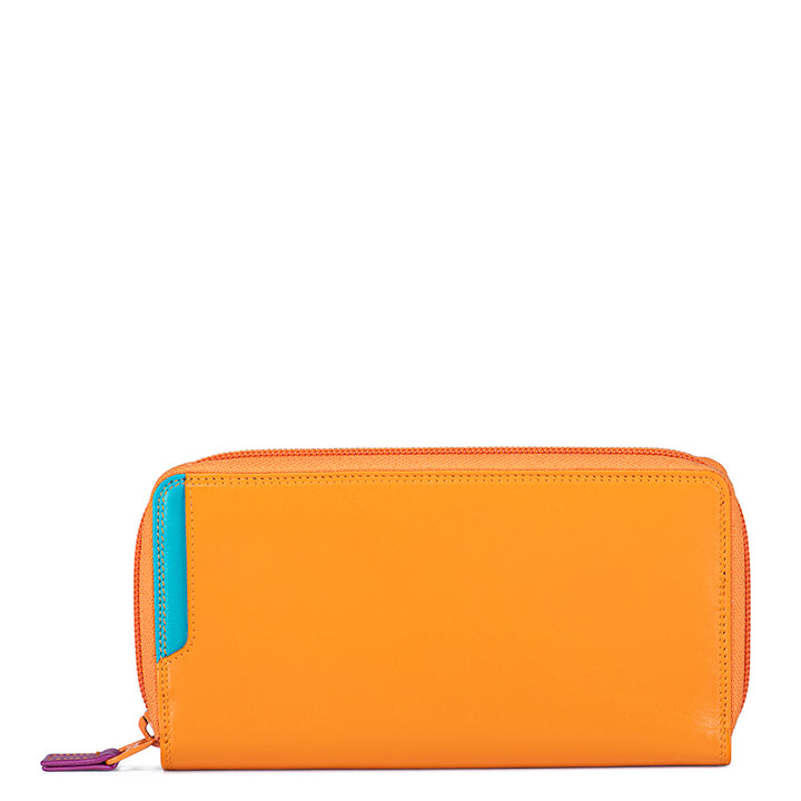 Colorful Large Zip Around Wallet