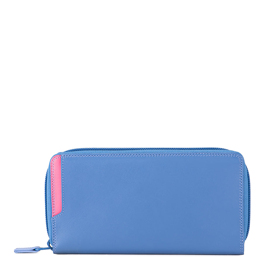 Colorful Large Zip Around Wallet