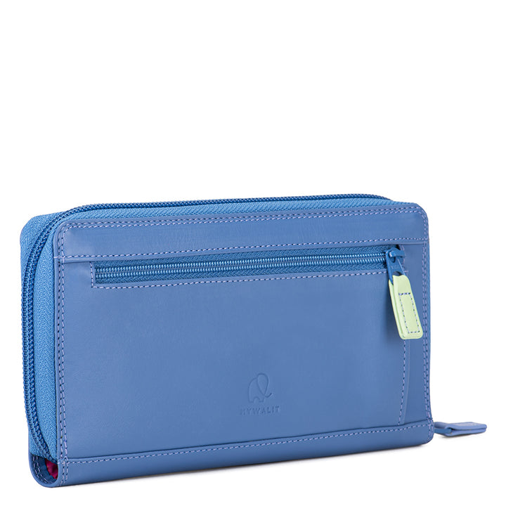 Colorful Large Zip Around Wallet