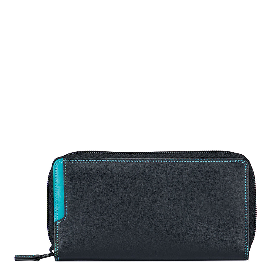 Colorful Large Zip Around Wallet