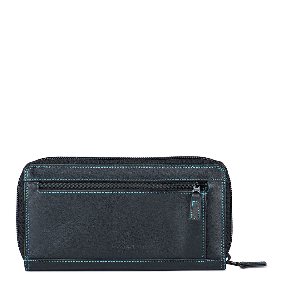 Colorful Large Zip Around Wallet