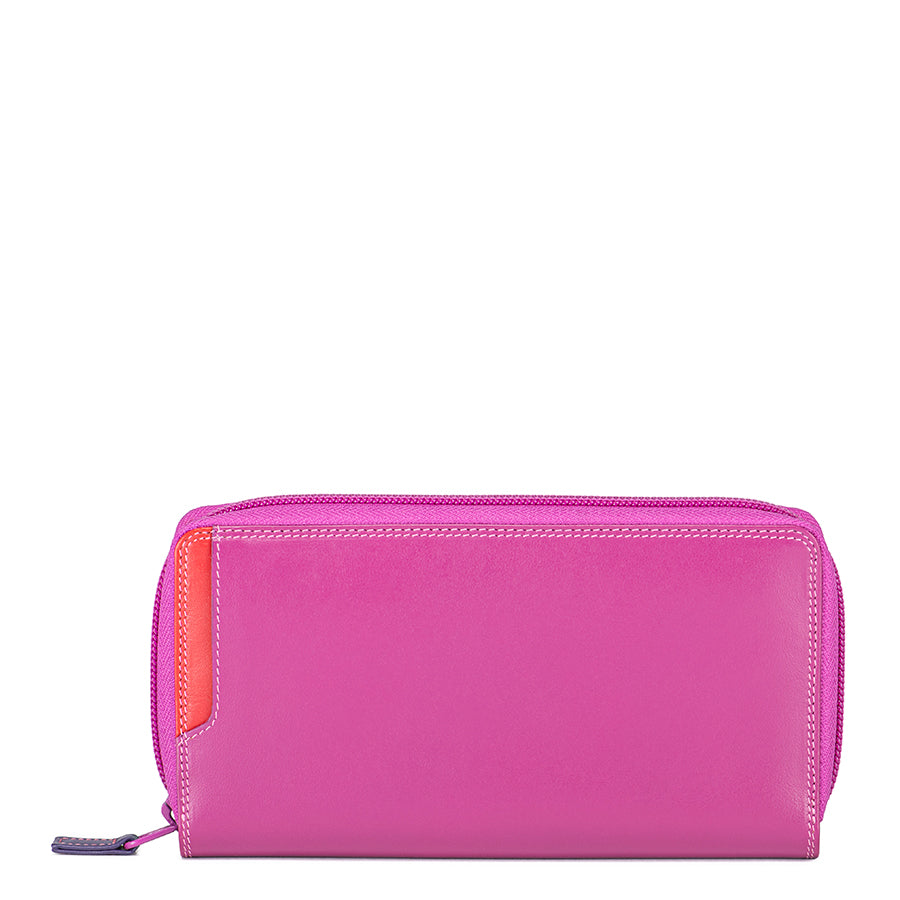 Colorful Large Zip Around Wallet