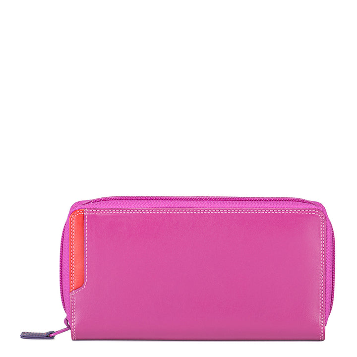 Colorful Large Zip Around Wallet