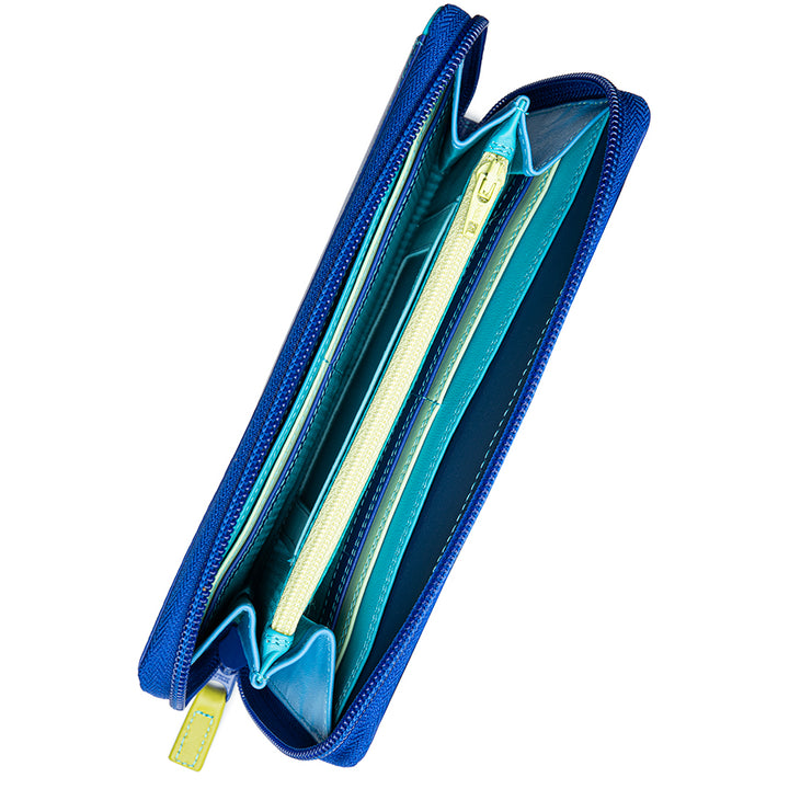 Colorful Large Zip Around Wallet