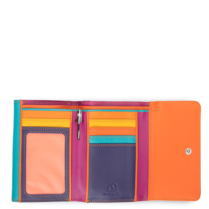 Colorful Double Flap Women's Wallet