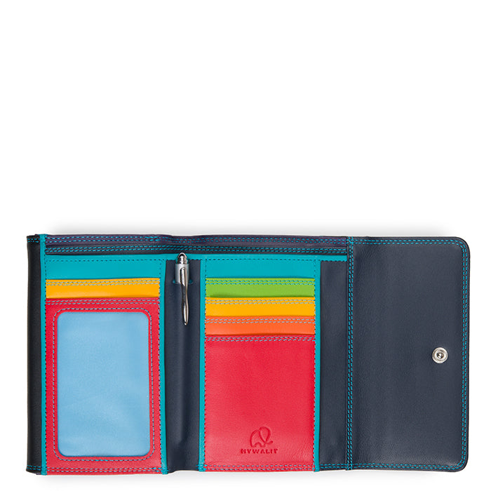 Colorful Double Flap Women's Wallet