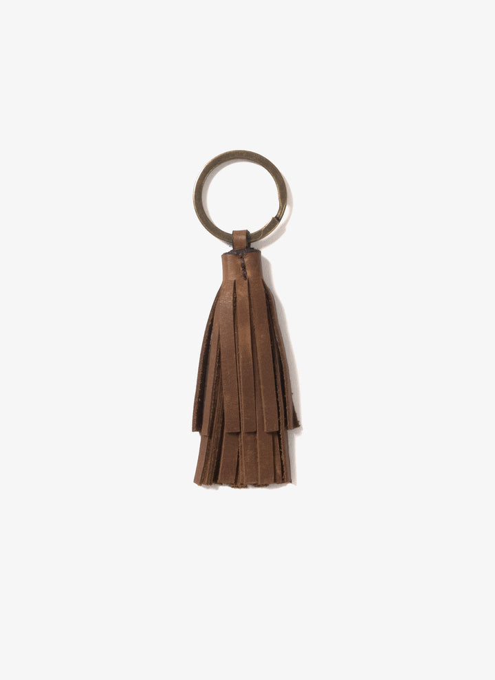 Leather Tassel Keyring