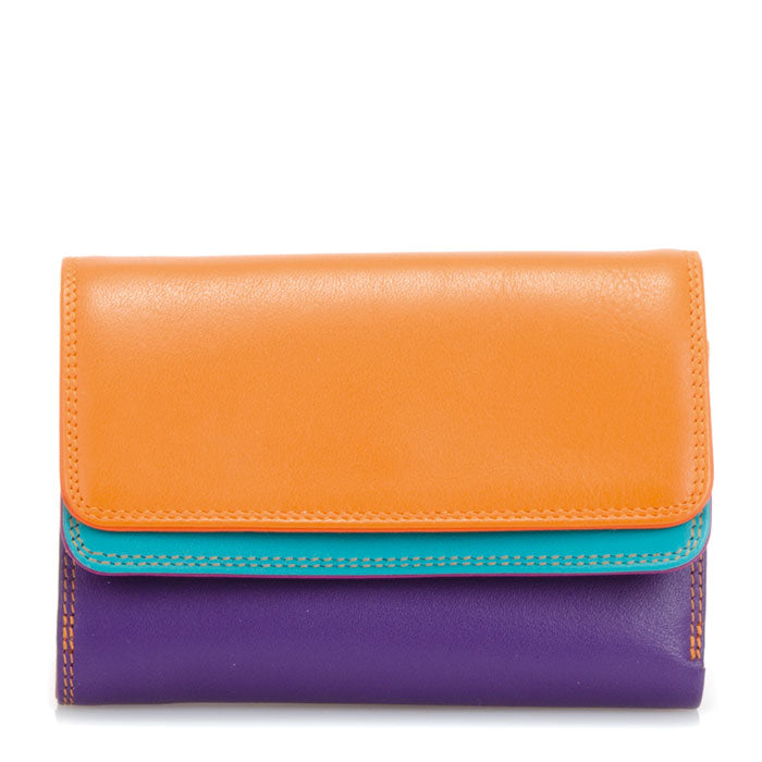 Colorful Double Flap Women's Wallet