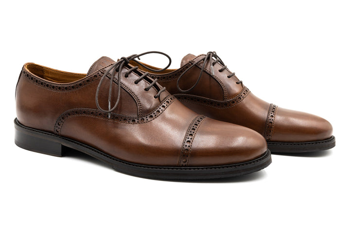 Cambridge Cap Toe in Hand Stained Dress Calf Leather
