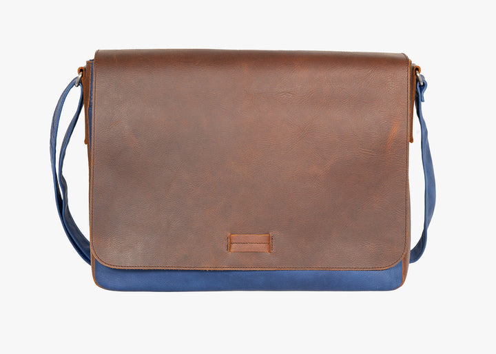 Malachi Leather Messenger Bag Briefcase