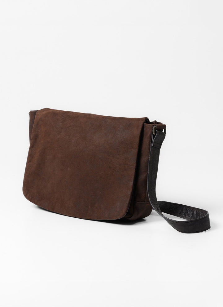 Reclaimed Leather Messenger Bag