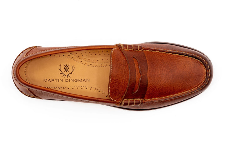 All American Oiled Saddle Leather Penny Loafers