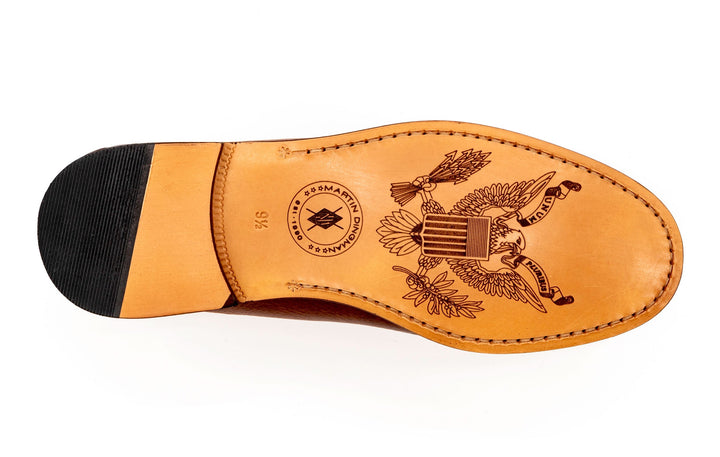 All American Oiled Saddle Leather Penny Loafers