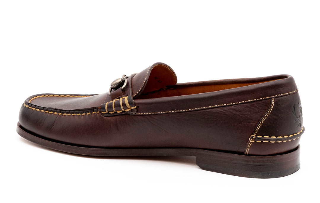 All American Oiled Saddle Leather Horse Bit Loafers