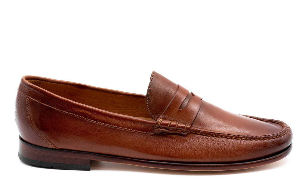 Maxwell Penny Loafers in Hand Finished Sheep Skin Leather