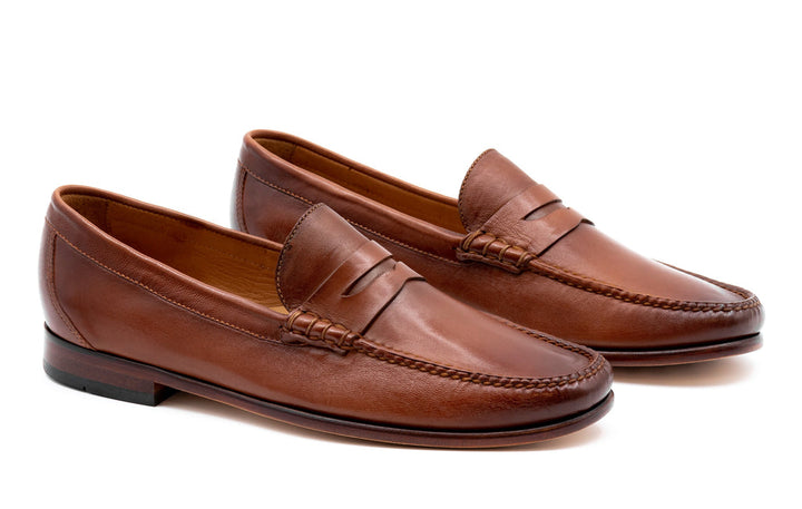 Maxwell Penny Loafers in Hand Finished Sheep Skin Leather
