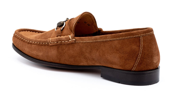 Water Repellent Suede Leather Horse Bit Loafers