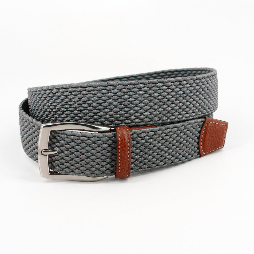 Woven Belt - Black Leather – Natalino