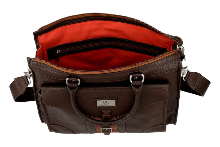 Tumbled Saddle Leather Martingale Brief