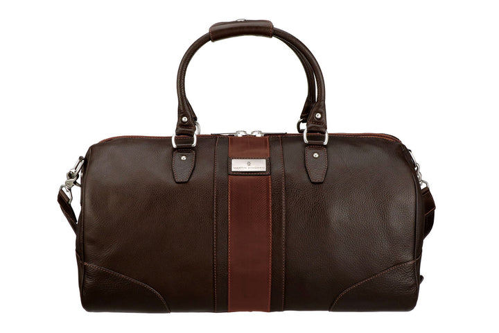 Tumbled Saddle Leather Polocrosse Duffel