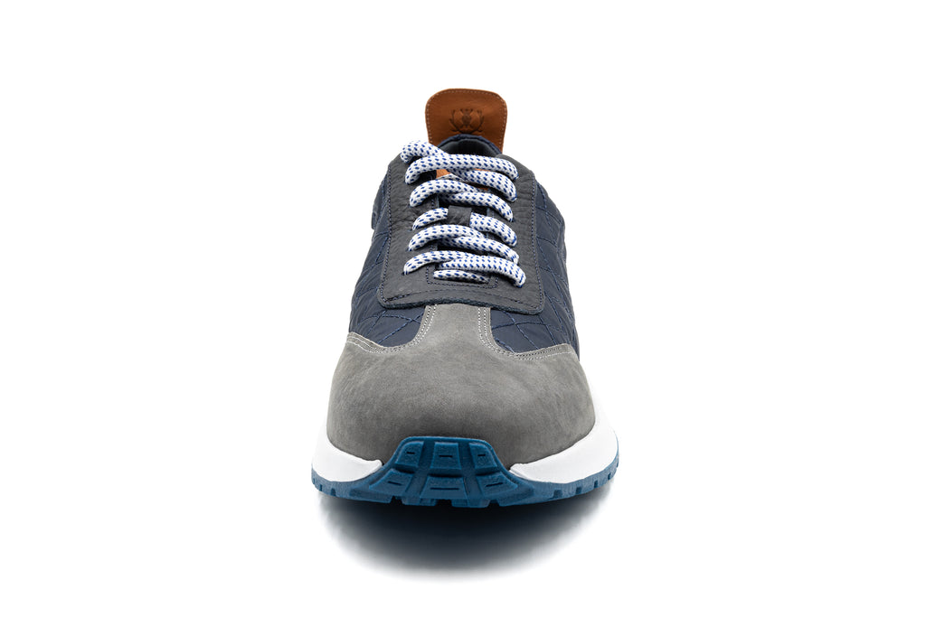 Marathon Sneaker in Nylon with Leather and Nubuck Trim