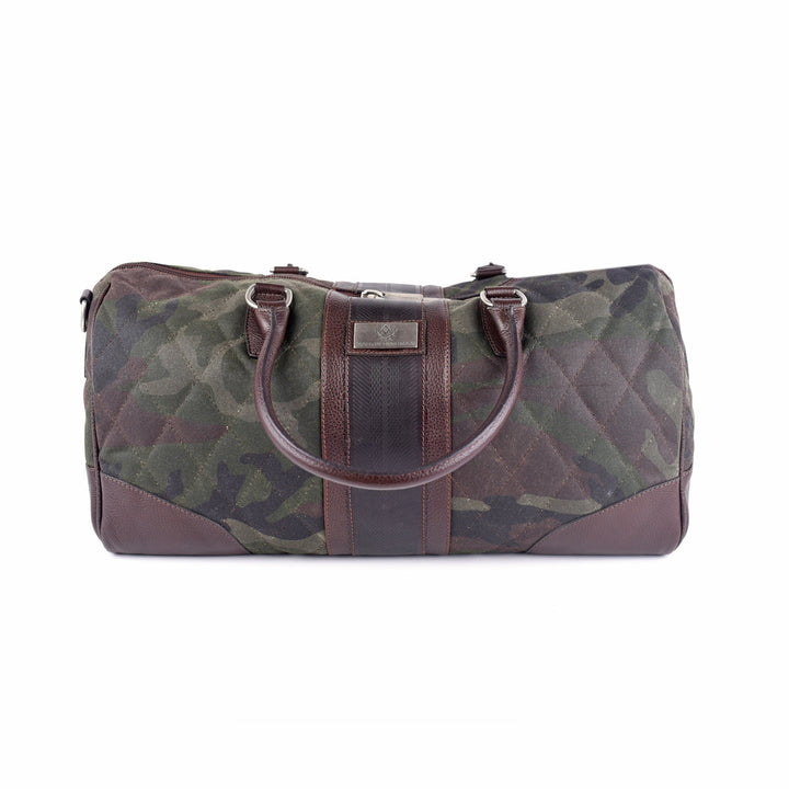 Leather Trim Duffel Bag