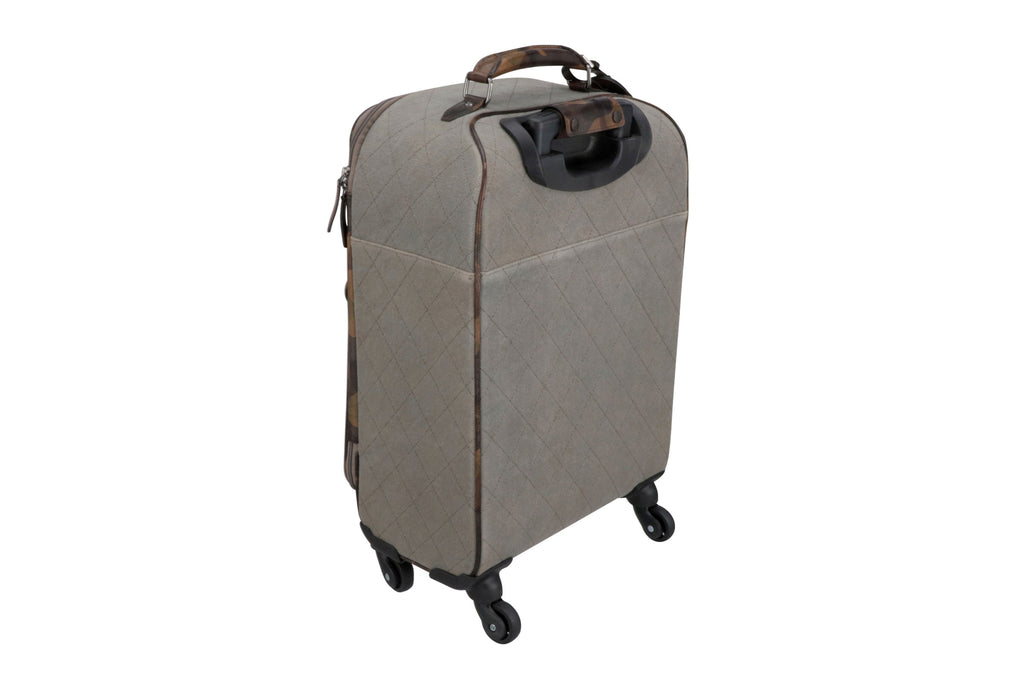 Saddle Leather Trim and Oxford Canvas Trolley