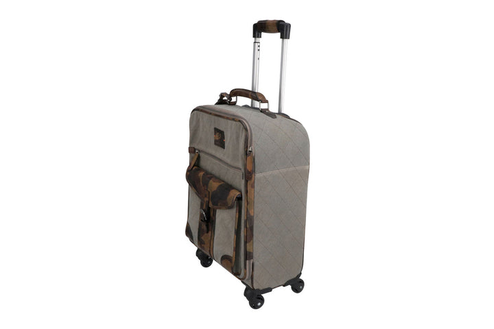 Saddle Leather Trim and Oxford Canvas Trolley