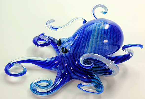 Blown Glass Octopus