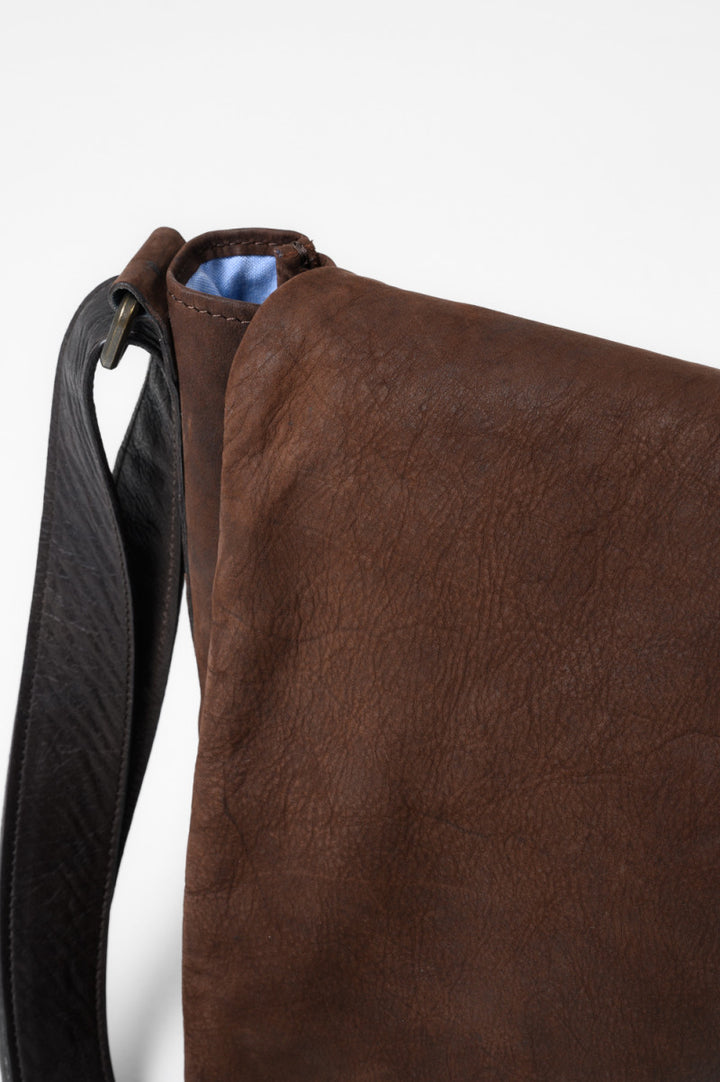 Reclaimed Leather Messenger Bag