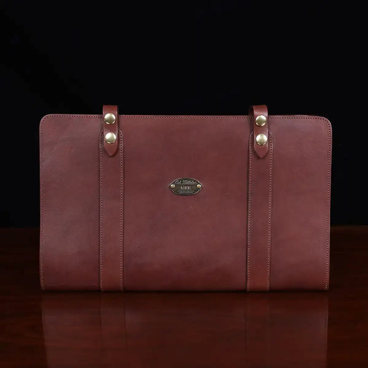 American Steerhide Double Snap-Front Leather Legal Writing Portfolio