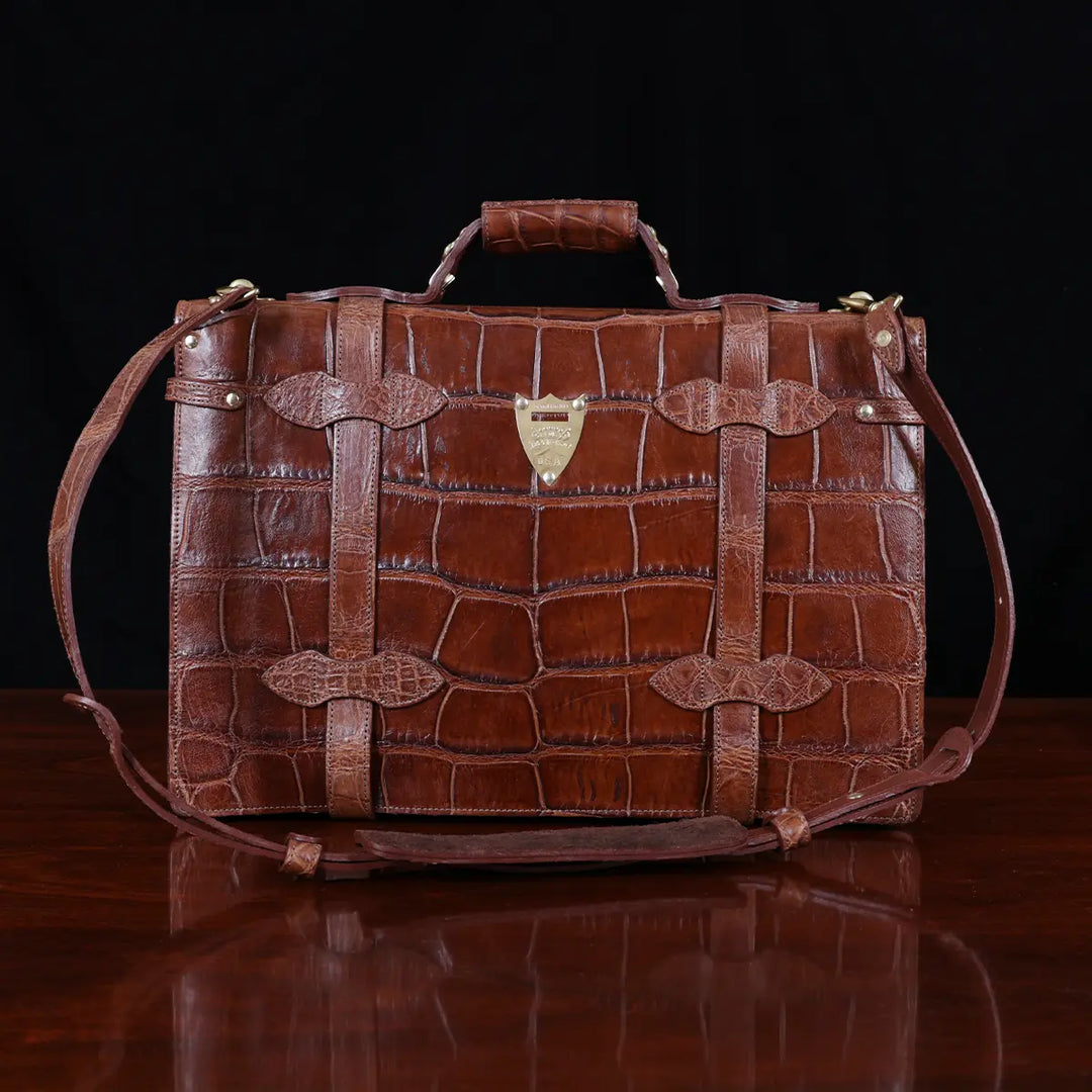 World-War II Inspired Leather Navigator Briefcase – Craftmasters of Nantucket World-War II Inspired Leather Navigator Briefcase – Craftmasters of Nantucket