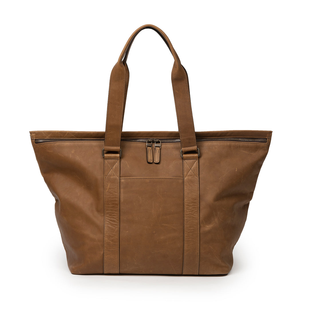 Reclaimed Zip Leather Tote