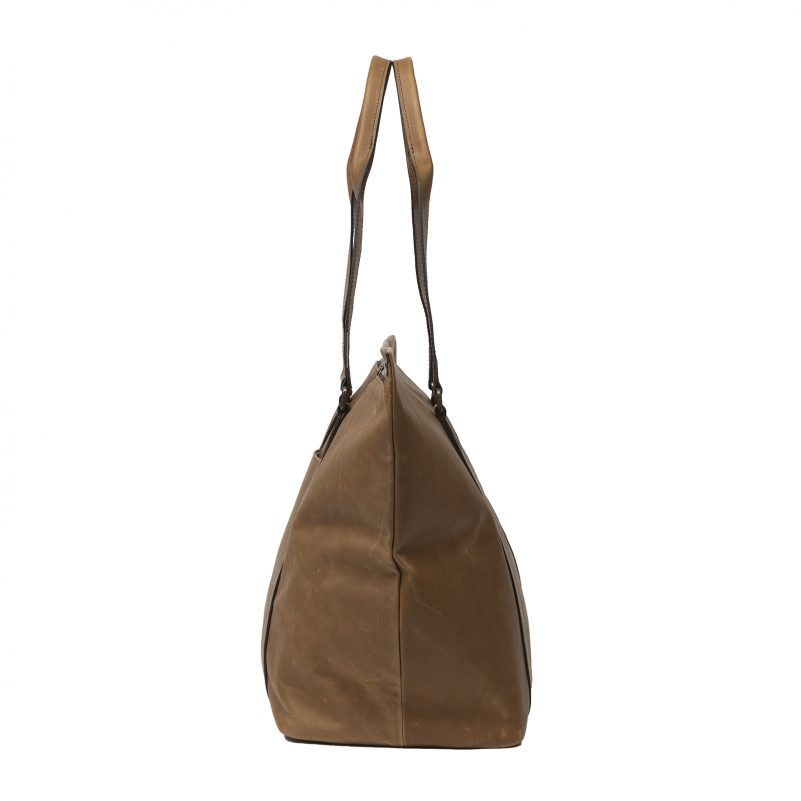 Reclaimed Zip Leather Tote