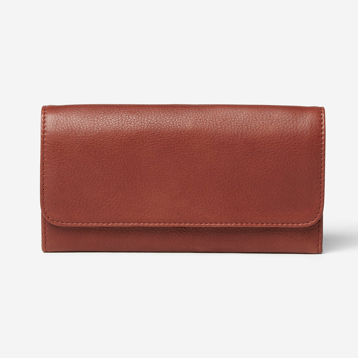 Plain Leather Card Case Wallet