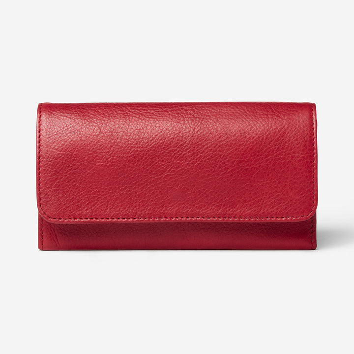 Plain Leather Card Case Wallet