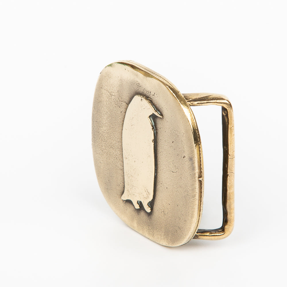 Penguin Belt Buckle - Solid Brass