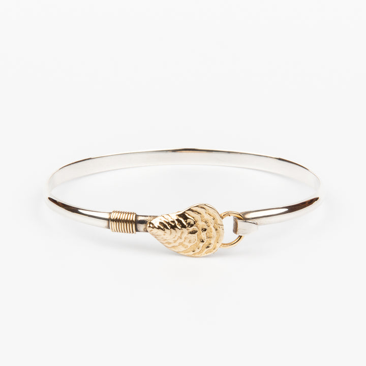 Oyster Bracelet - 14K Gold and Sterling Silver