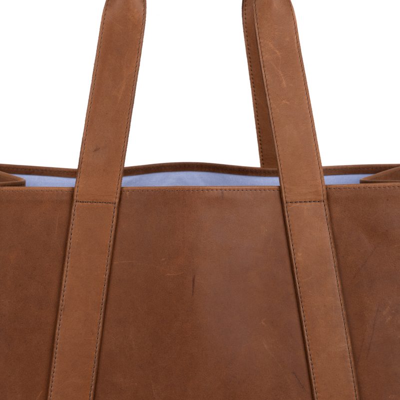 Reclaimed Leather Tote