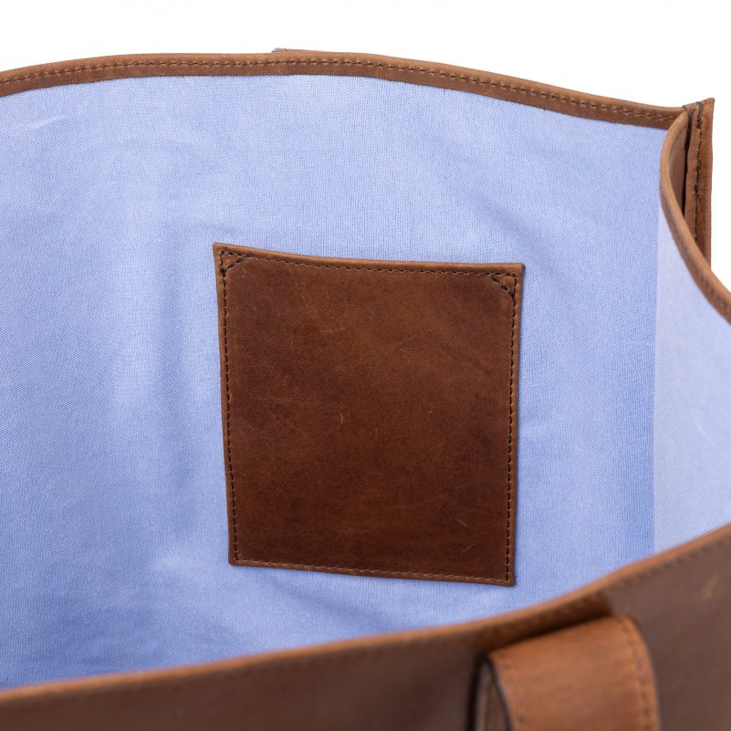 Reclaimed Leather Tote